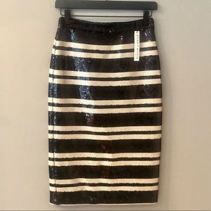 NWT Alice + Olivia • Sequin Pencil Skirt
